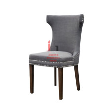 Grey Curved Head Dining Chair